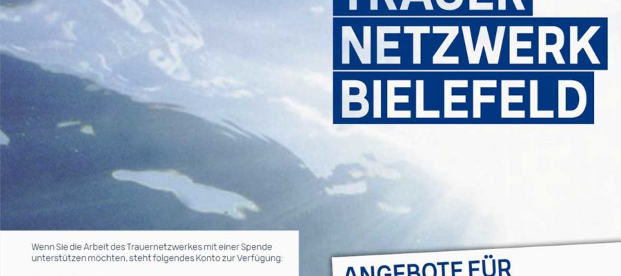 Flyer Trauer-Netzwerk Bielefeld 2019